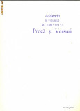 Addenda la volumul Mihai Eminescu - Proza si versuri