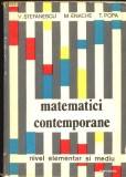 Matematici contemporane