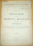 C.F.R.-Dare de Seama -Scoala de Intretinere-1902