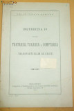 CFR-INSTRUCTIE-Tratarea,Taxarea transporturilor-1911