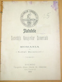 Statut- Soc. Voiajorilor Comerciali-Bucuresci-1902