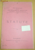 Statut- Soc. &amp;quot;INCURAJAREA ATELOR&amp;quot;-Bucuresti-1913