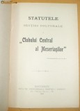 Statut- Clubul Central al Meseriasilor-1908