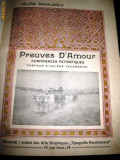 Cumpara ieftin Elena Bacaloglu, Preuves D&#039;Amour, Bucuresti 1914, autograf