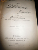 Gustave Lanson, Histoire de la literature francaise, 1903