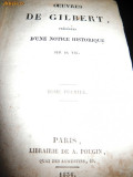Oeuvres de Gilbert, Paris, 1836, in franceza