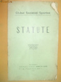 Statut Clubul Soc. sportive Bucuresti 1907