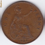 Anglia Marea Britanie PENNY 1929 regele George V, Europa