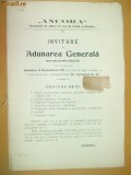 Adunarea generala Soc. ajutor ,,Ancora&amp;quot; Buc. 1911