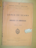 Darea de seama Soc. ,,Pelesul si varful cu dor&amp;quot; Buc. 1910