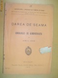 Darea de seama Soc. ,,Pelesul si varful cu dor&amp;quot; Buc. 1910