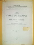 Dare de seama Soc.ajutor ,,Egalitatea&amp;quot; Buc. 1912