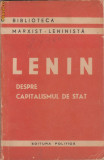 Lenin / Despre capitalismul de stat