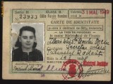 Carte de identitate , 50% reducere , CFR , Radauti , Bucovina , 1948, Romania 1900 - 1950, Documente