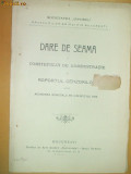 Dare de seama Soc. baiasi,,Isvorul&amp;quot; Buc. 1913