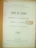 Dare de seama Soc. baiasi,,Isvorul&amp;quot; Buc. 1913