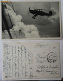 Circulatie militara germana rara , 1940 , stampila oarba , avion , aviatie