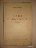 VIRGIL TABACU - CANT O LUME NOUA {cu autograf, 1945}