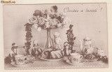 Christos a inviat! - pastele 1926,circulata la Chisinau, Fotografie