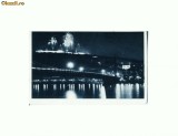 CP179-53 Budapest, Latkep esti vilagitasban (Ungaria)(pod)1933