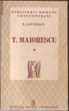E.Lovinescu / Titu Maiorescu 1840-1876 (vol.I - ed.I,1940)
