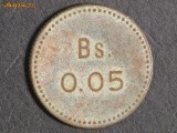 Bnk mnd Isla de Providencia ( Insula Providentei ) 0.05 bolivar 1939, America Centrala si de Sud