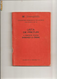 (C154) LISTA DE PRETURI 1977, ROMPRESFILATELIA