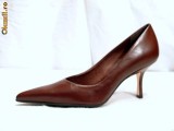 Pantofi comozi pentru femei , BUFFALO, piele maro (781-62 SOFT BROWN) REDUCERE EXCEPTIONALA DE PRET, 38, 39, 41, Cu toc