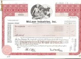 247 Actiuni -McLean Industries, Inc.-seria 03693