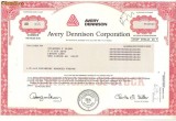 216 Actiuni SUA -Avery Dennison Corporation -seria AD 355