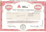 215 Actiuni SUA -Avery Dennison Corporation -seria AD 8489