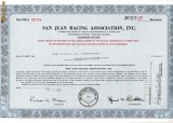 304 Actiuni -SAN JUAN RACING ASSOCIATION, INC. -seria NCJ28793