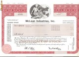244 Actiuni -McLean Industries, Inc.-seria 02892