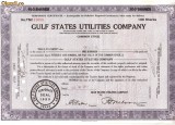 322 Actiuni -GULF STATES UTILITIES COMPANY-seria TNC15080