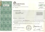 335 Actiuni -FIRST CHARLOTTE BANK -seria FCB 11672