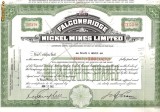 252 Actiuni -FALCONBRIDGE NICKEL MINES LIMITED -seria205479