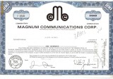 239 Actiuni MAGNUM COMMUNICATIONS CORP.-seria J 3549
