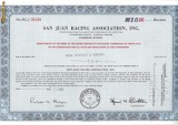 300 Actiuni -SAN JUAN RACING ASSOCIATION, INC. -seria NCJ35199