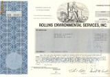 445 Actiuni -ROLLINS ENVIRONMENTAL SERVICES, INC.-seria REN36007