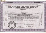 417 Actiuni -GULF STATES UTILITIES COMPANY -seria TNC17090