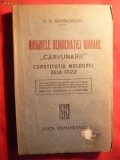 D.V.Barnoschi - Originile Democratiei Romane -Prima ed.1922