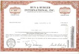 421 Actiuni -BUN&amp;amp;BURGER INTERNATIONAL, INC. -seria O 609