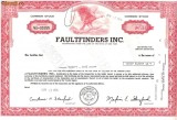 424 Actiuni - FAULTFINDERS INC. -seria NU-00355