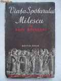 Radu Boureanu - Viata Spatarului Milescu, 1938