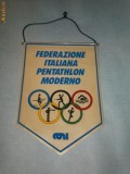 163 Fanion -FEDERATIA ITALIANA DE PENTATLON