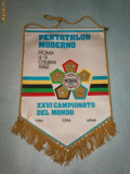 161 Fanion -Campionatul Mondial de Pentatlon -Roma 1982