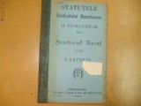 Statute Sindicat lucratori santier naval T. Severin 1907