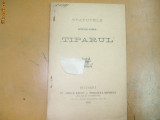 Statute Soc. romane Tiparul Buc. 1898