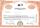 496 Actiuni -METRO-TEL CORP. -seria JU 3512