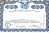 451 Actiuni -SENTINEL LESING, INC. -seria JC 954